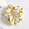 Summer Fruit Pattern Elastic Hair Ties for Women New Trend Scrunchies Ponytail Elastic Hair Bands Hair Accessories