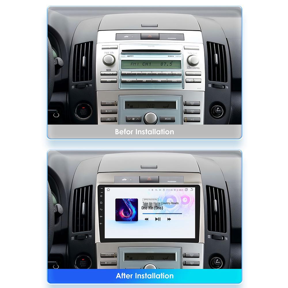 Android Large Screen Car Navigation & Reversing System for 04-09 Corolla Verso AR10