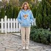 Pet Carrier Hoodie for Women Loose Fit Pullover Sweatshirt with Front Pouch Small Dog Carrying Long Sleeve Autumn Winter Casual Tops Dogs