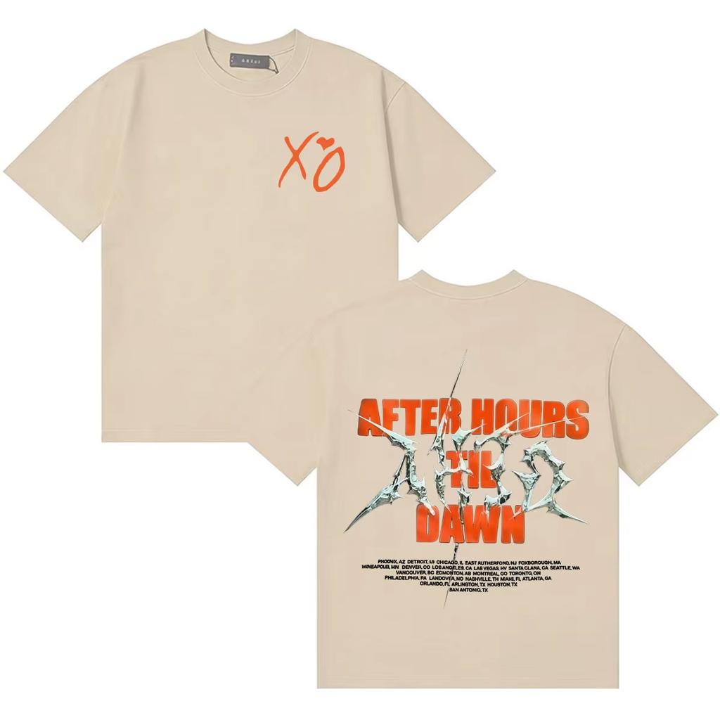 Summer Hot Sale The Weeknd After Hours Til Dawn 2026 World Tour Fashion Hip Hop Men Women Short Sleeve T-shirt
