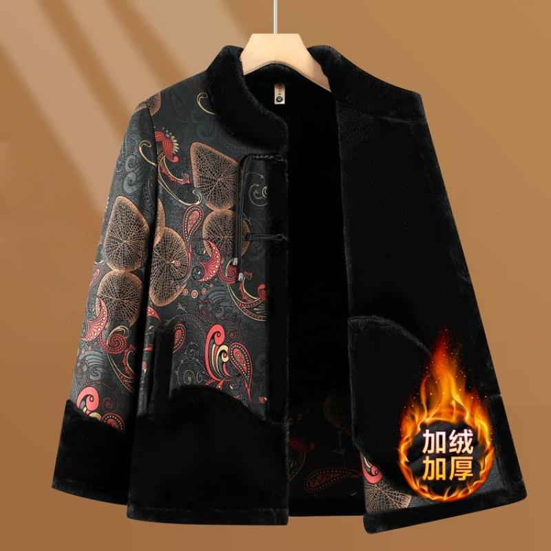 Winter fur integrated coat women's cotton-padded coat new winter velvet jacket