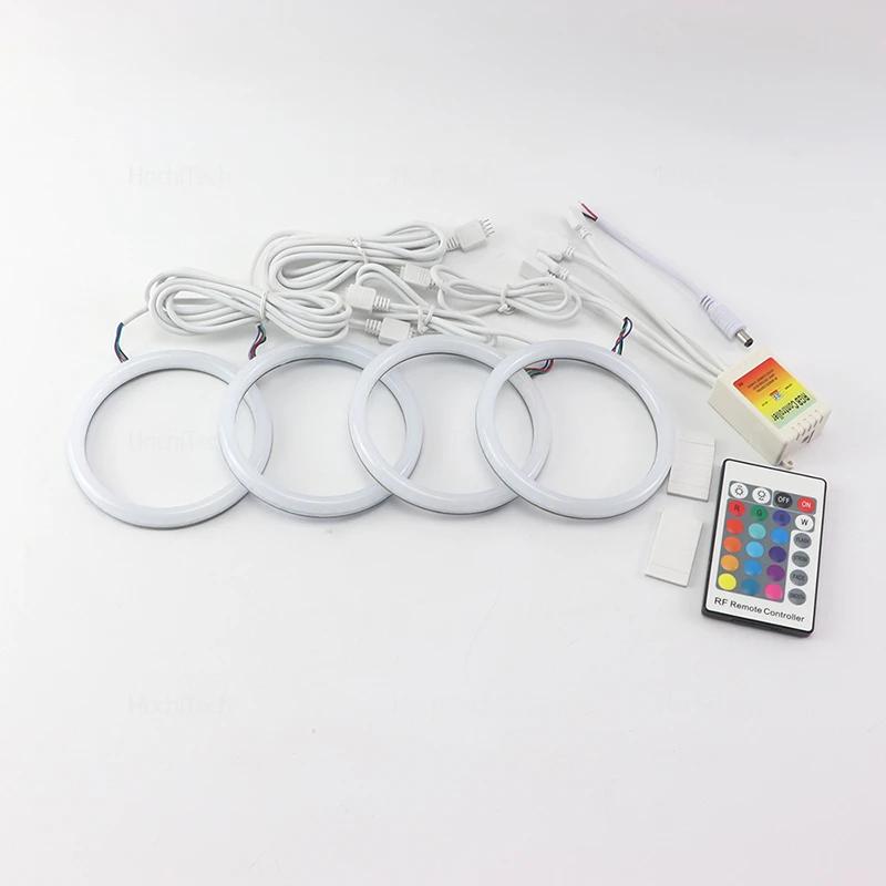 For BMW Z4 E85 E86 2002-2008 Car Accessories High Quality 16-Color Ultra Bright RGB Cotton LED Angel Eye Rings Daytime Light