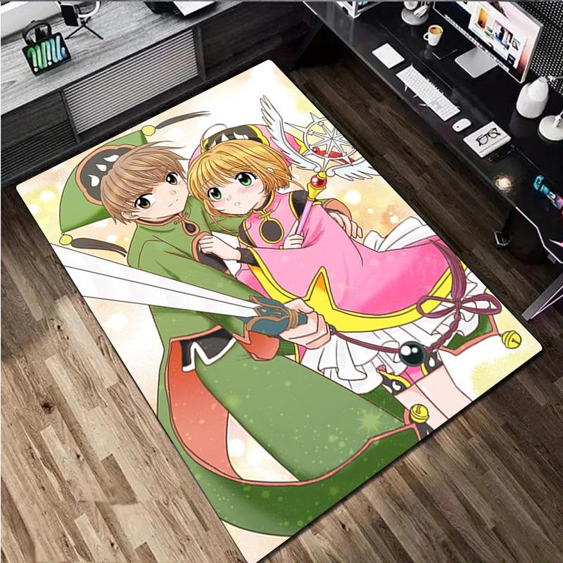 Anime Character Rug Carpet Office Decorative Carpet For Living Room Bedroom Door Mat Floor Rug Computer Chair Area Rug
