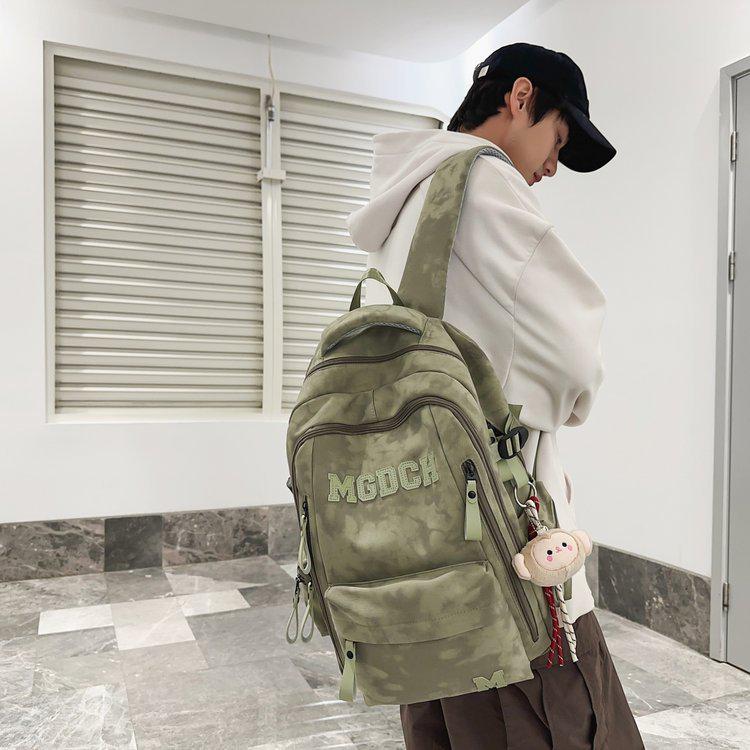 Lightweight, Ergonomic School Backpack for Male and Female Teens, Featuring Large Capacity, New Style, Double Shoulder Straps, and Back Protection.