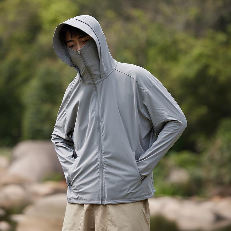 2025 Lightweight Breathable Ice Silk Sun Protection Clothing - Plus Size, Unisex, Summer Outdoor Wear