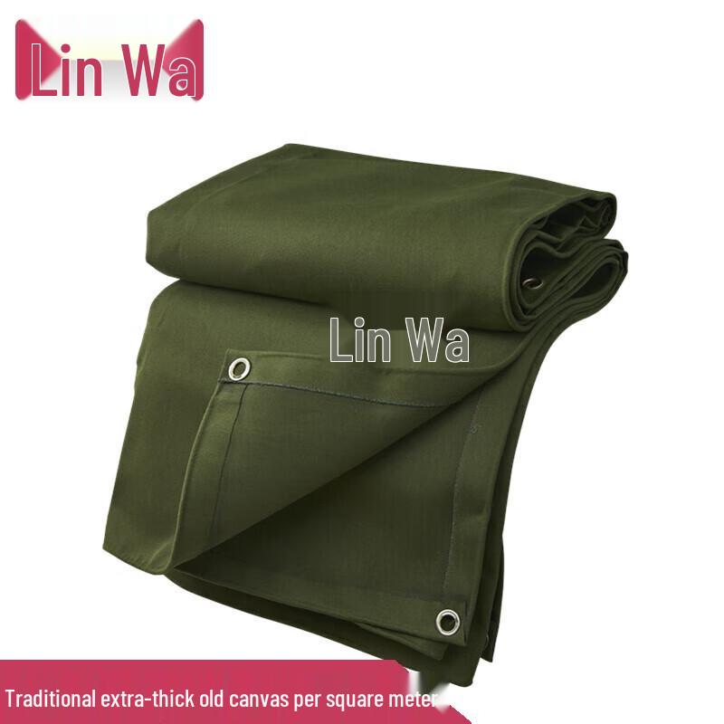 Linwa Outdoor Heavy-Duty Waterproof Canvas Tarpaulin