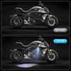 2 stück Motorrad LED Unterboden Licht Projektor Ghost Angel Wings Laser Licht
