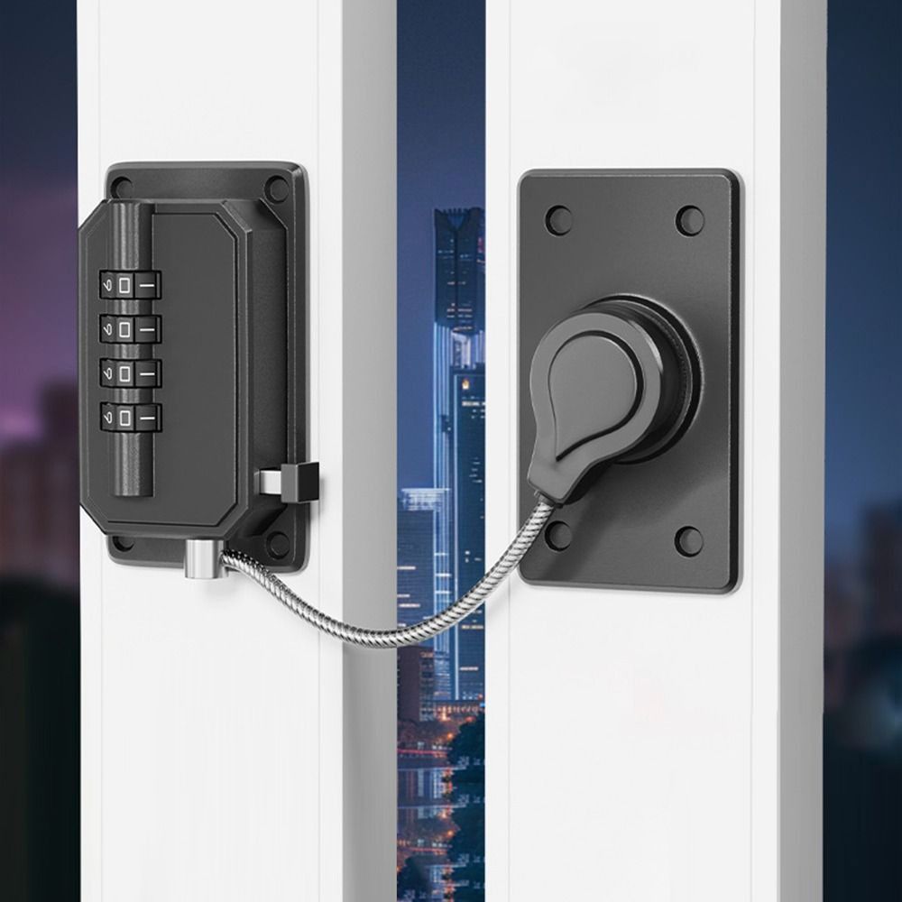Adjustable Baby Safety Lock Anti-pinch Hand Cabinet Lock Window Digital Password Lock  for Home