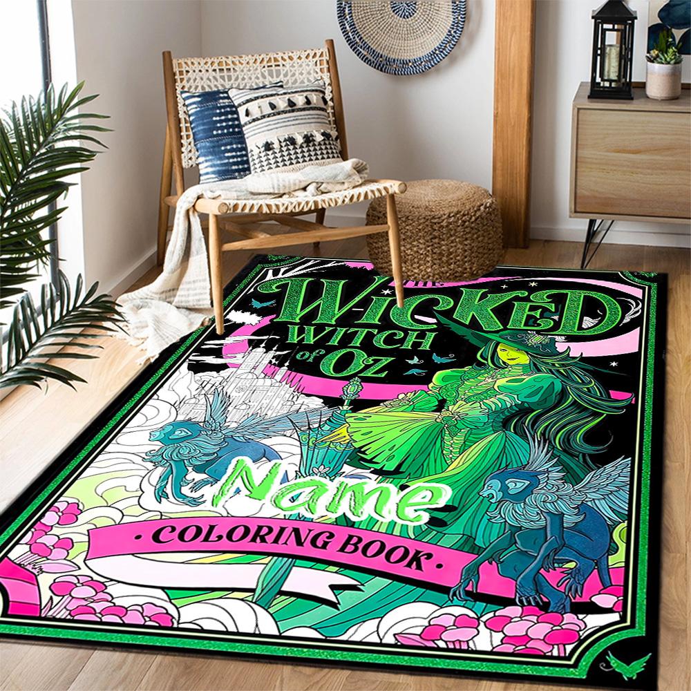 Looney Mad Scientist's Experiment Customize Your Name Floor Mat Suitable for Dormitory Living Rooms Foyer Outdoor Antislip Carpet Decorate Offices