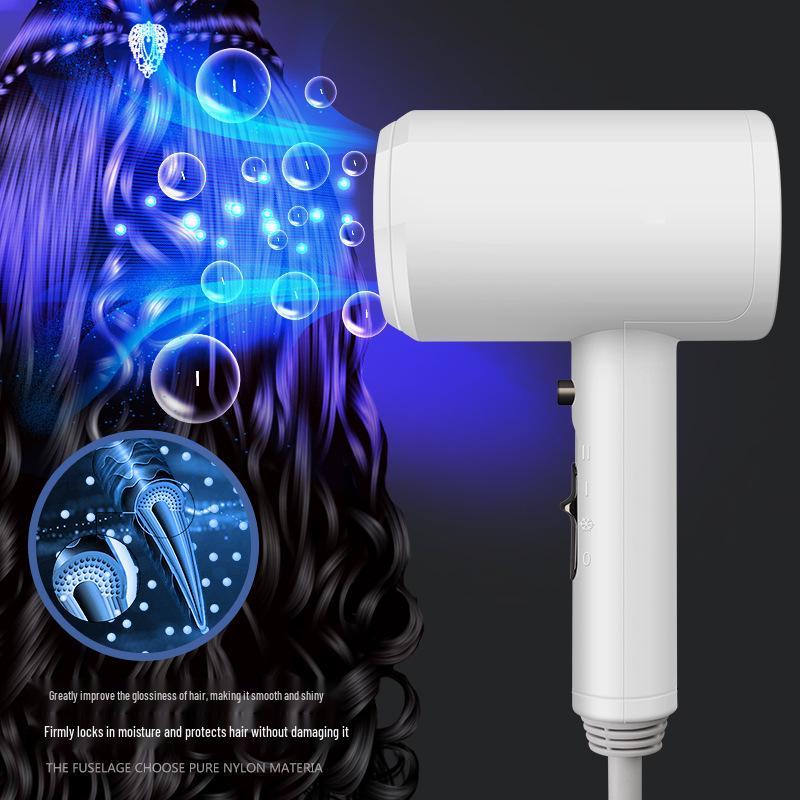High-Power Wall-Mounted Hotel Hair Dryer with Punch-Free Installation and Customizable Logo