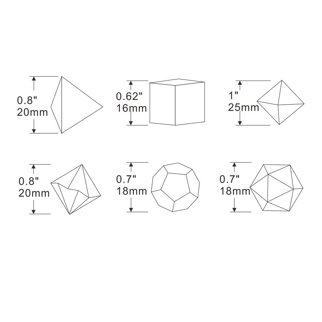 Set di Dadi per Gioco da Tavolo Anatra Gialla da 7 Pezzi Dadi per Giochi da Tavolo Multilaterali Dadi per Giochi di Ruolo Regalo di Natale Alta Qualità Pratico Uso Quotidiano
