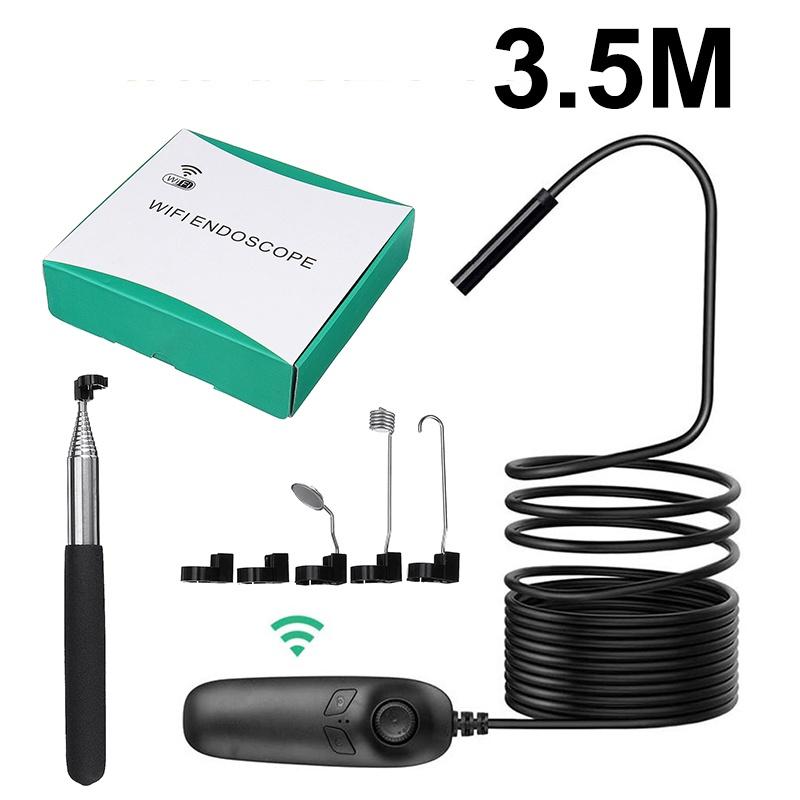 

Светодиодный HD Беспроводной Эндоскоп WiFi Бороскоп Инспекционная Камера для iPhone Android 3.5m