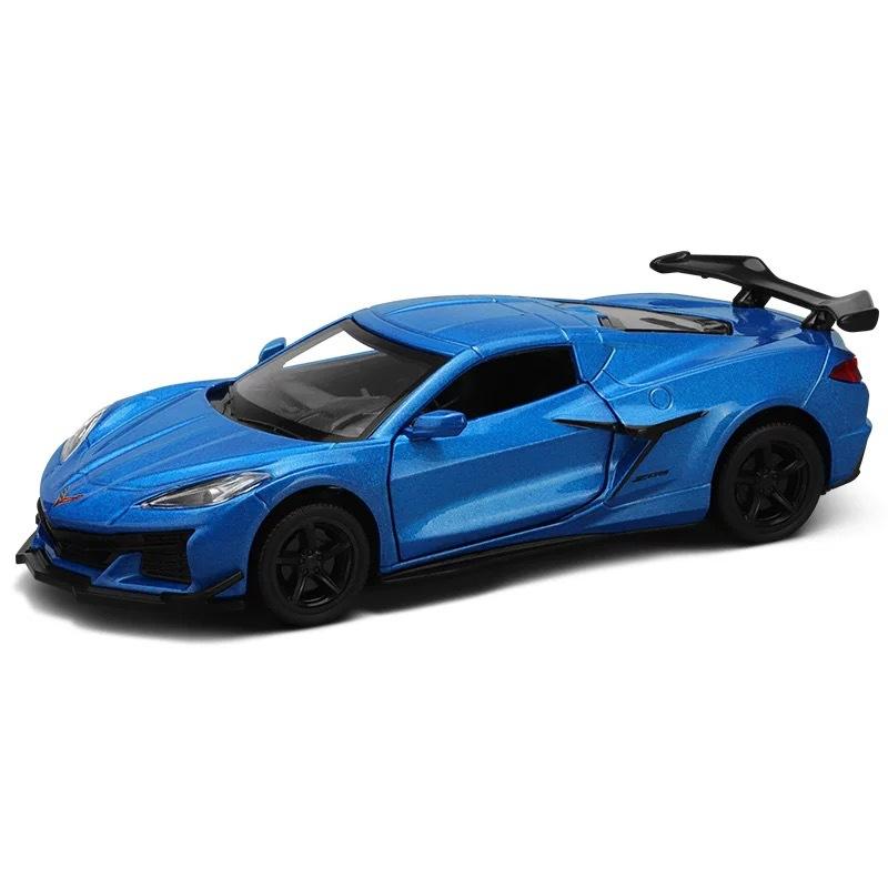 

1/32 Chevrolet Corvette Z06 Supercar Alloy Model Car Toy Diecasts Casting Sound and Light Car Toys for Children Vehicle синій