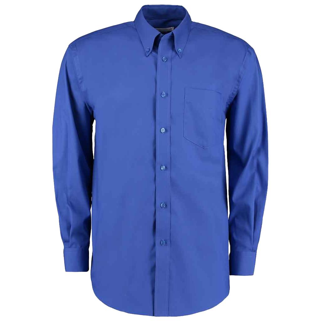 Kustom Kit Mens Premium Oxford Classic Long-Sleeved Shirt