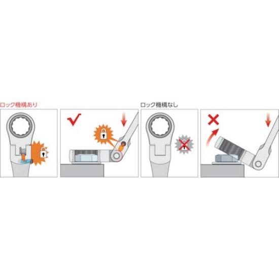 Flex Lock Gear Wrench Pro-Auto 6-Piece (Aluminum Case) FLG-6S