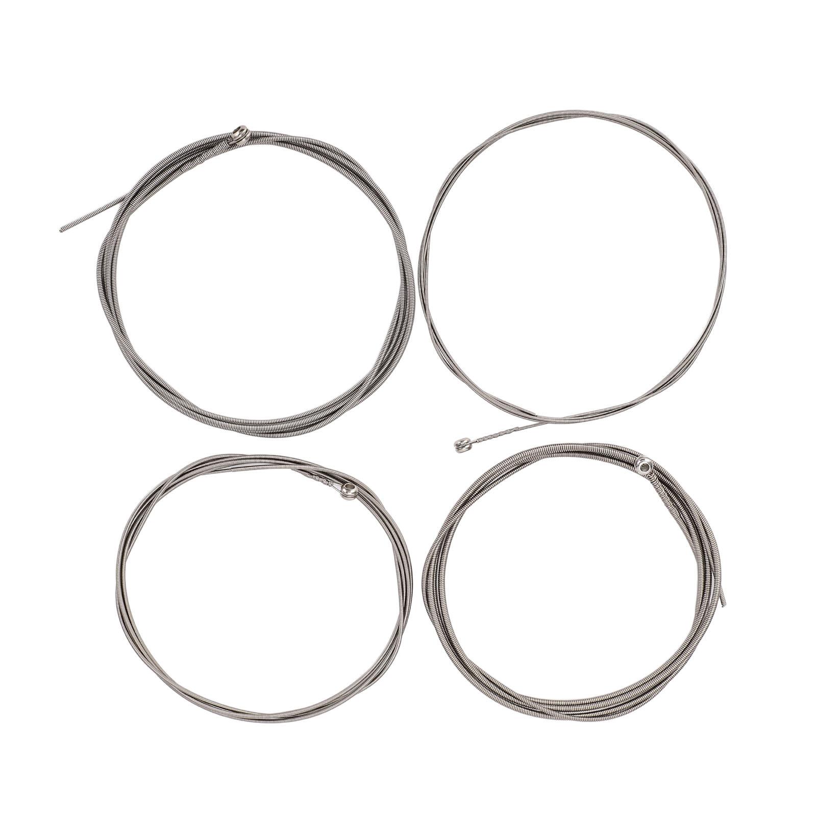 

4Pcs Bass Guitar String Clear Bright Sound Ni Wound 4 String Electric Bass String Replacement