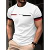 Men's Short-sleeved Fashionable Simple Tops Loose Versatile T-Shirts Men’s