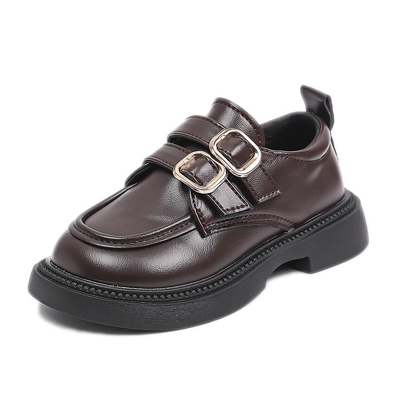 

Children s Leather Shoes for Party Wedding Kids Matte School Uniform Shoes Fashion Boys Girls Performance Shoes Thick Bottom 36
