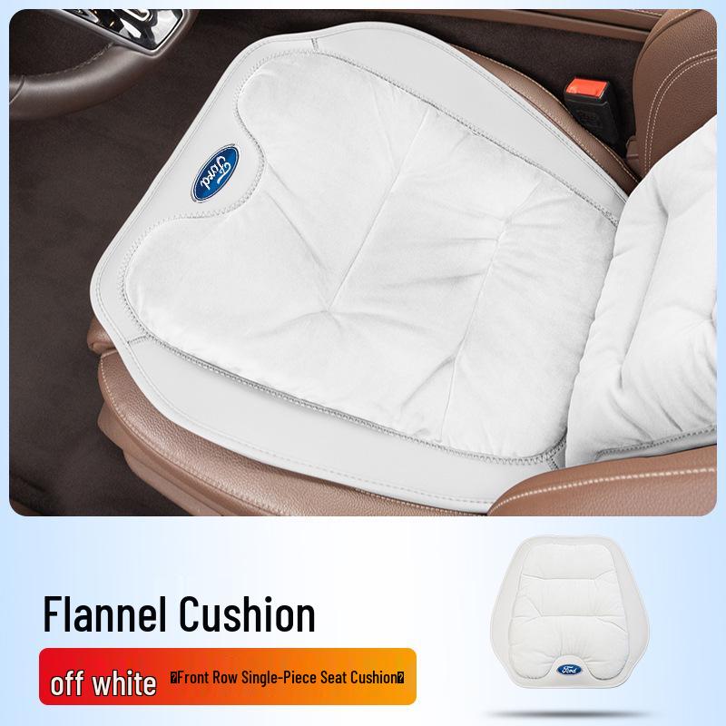 Flannel Lumbar Support Car Seat Cushion for Ford Mondeo, Fusion, Focus, Taurus