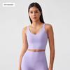 Lu Same Sports Vest Women's Summer Thin Semi-Fixed Cup Nude Feel Shaping Yoga Intimates U-Shaped Yoga Vest