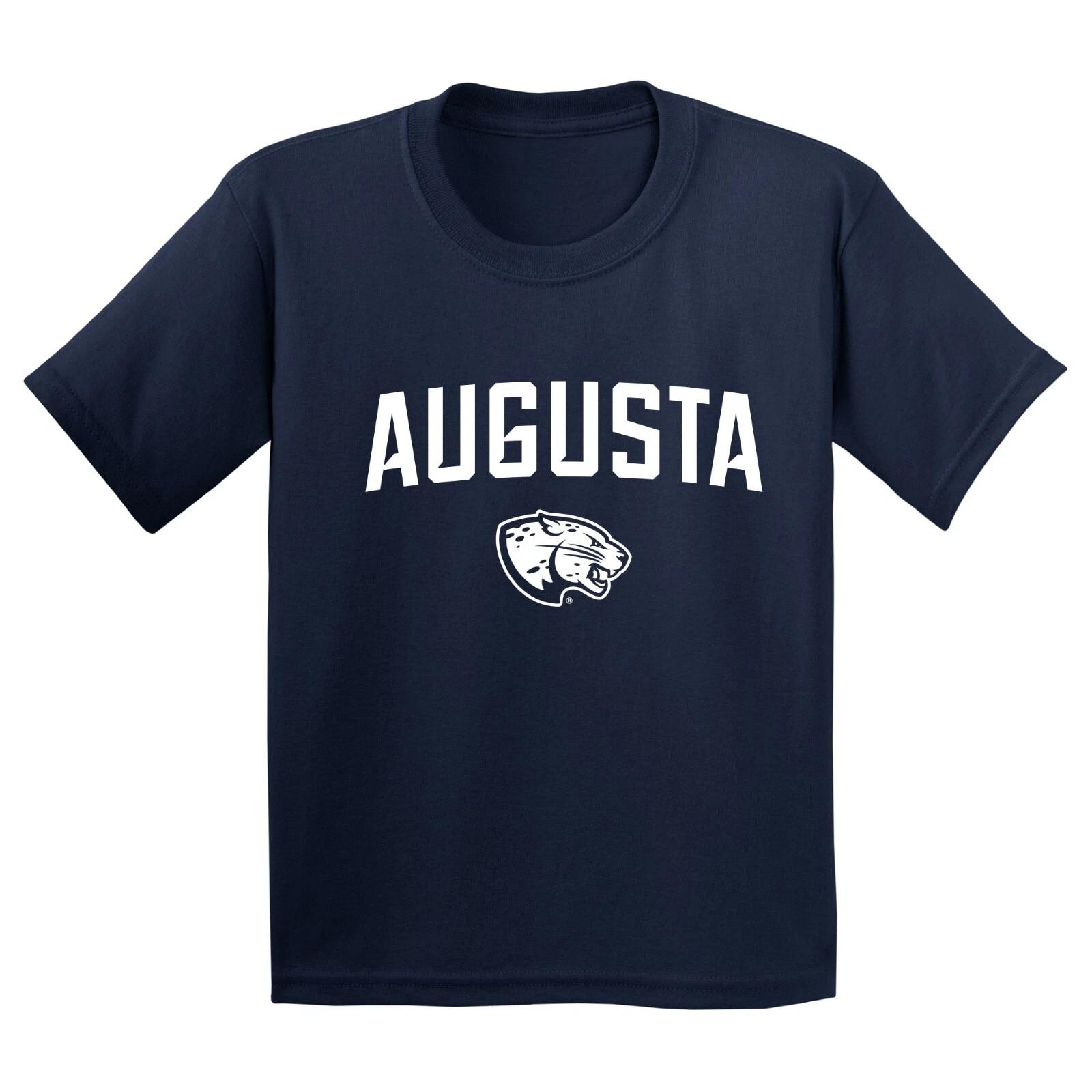 Augusta University Arch Logo Youth T-Shirt - Navy M