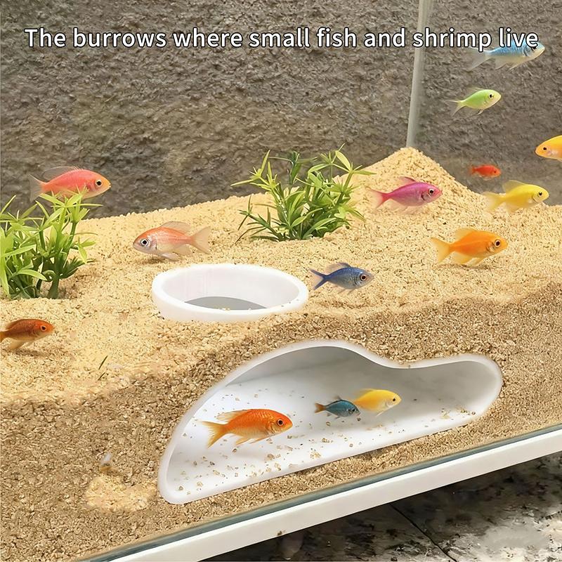 Aquarium Tunnel Decoration 3D Natural Curves Realistic Resin Decorative Landscaping for Living Room Home