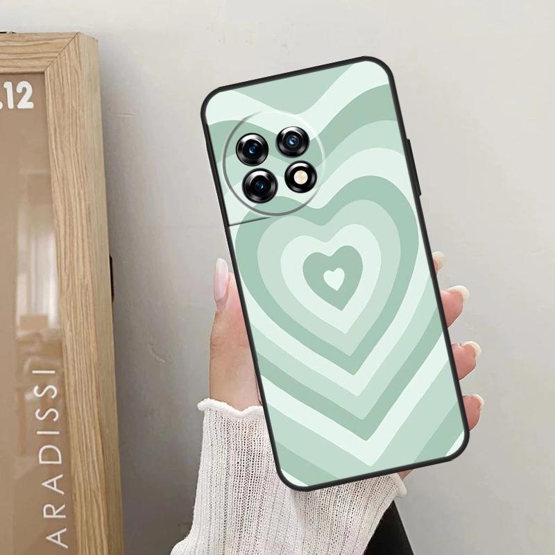 Colorful Heart Circle Love Case For OnePlus Nord CE 5 3 4 Lite N20 N30 OnePlus 13T 10T 8T 11 12 13 15 R 9 10 Pro Cover