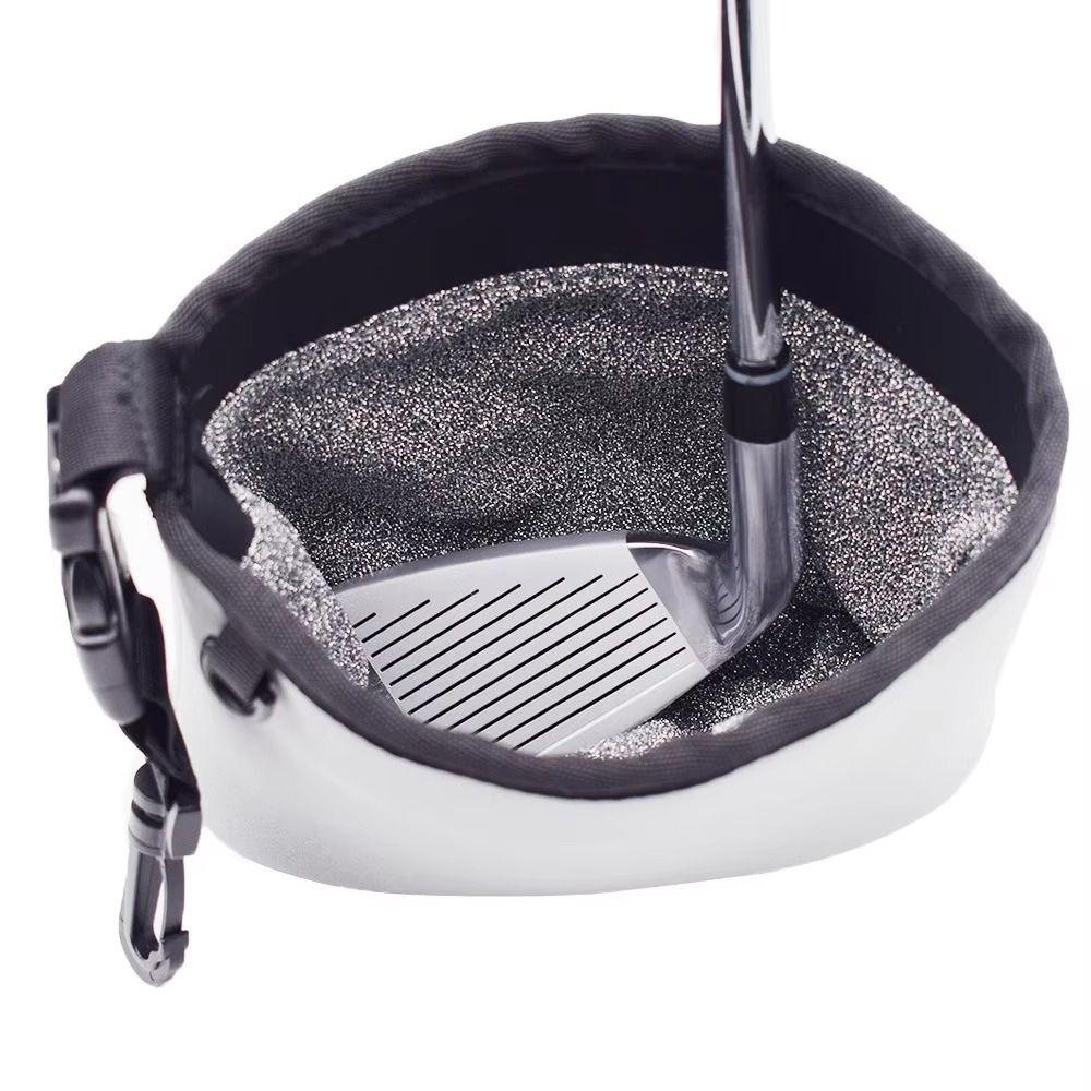 Portable Golf Cleaning Bag Washable Golf Ball Wash Bag  Golf Club Bag Accessories