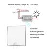 Interrupteur sans fil - AIMOONSA - émetteur+récepteur - Dynamo - 10A - 2200W