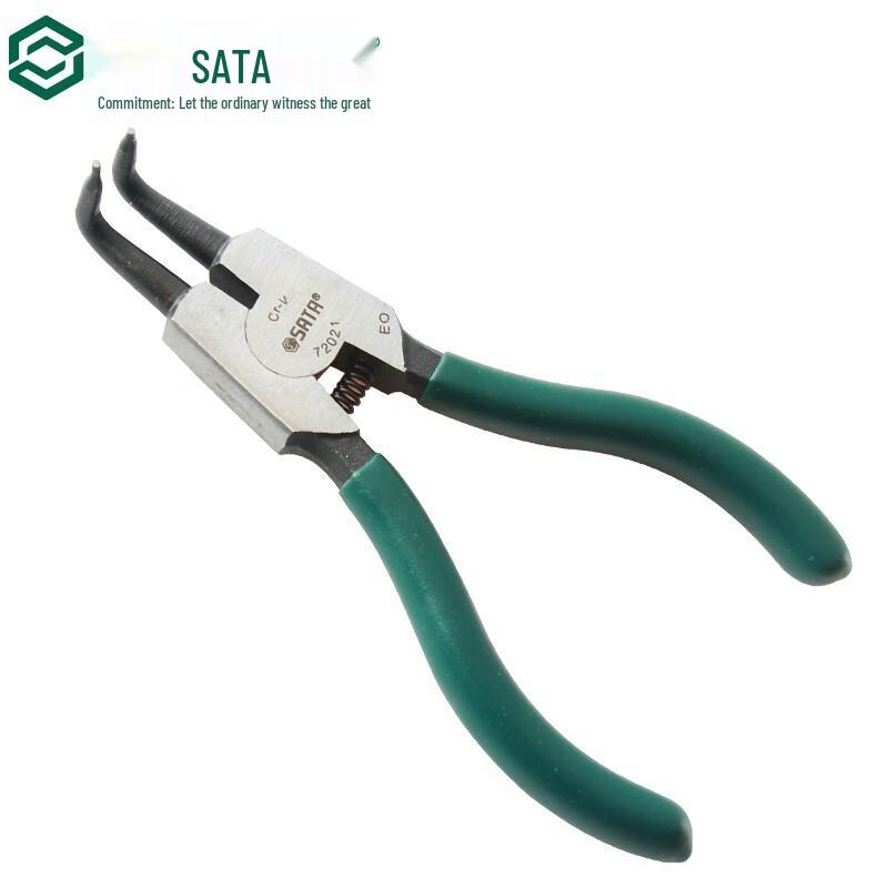 SATA 72024 German Style Bent Nose External Circlip Pliers 13 inch