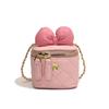 Chic Elegant And Girls Mini Handbag Featuring A Fashionable Bow And Chain Strap