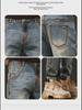 Jean fuselé à jambe droite pour homme: Pantalon décontracté tendance, ample et polyvalent pour l'automne/hiver.