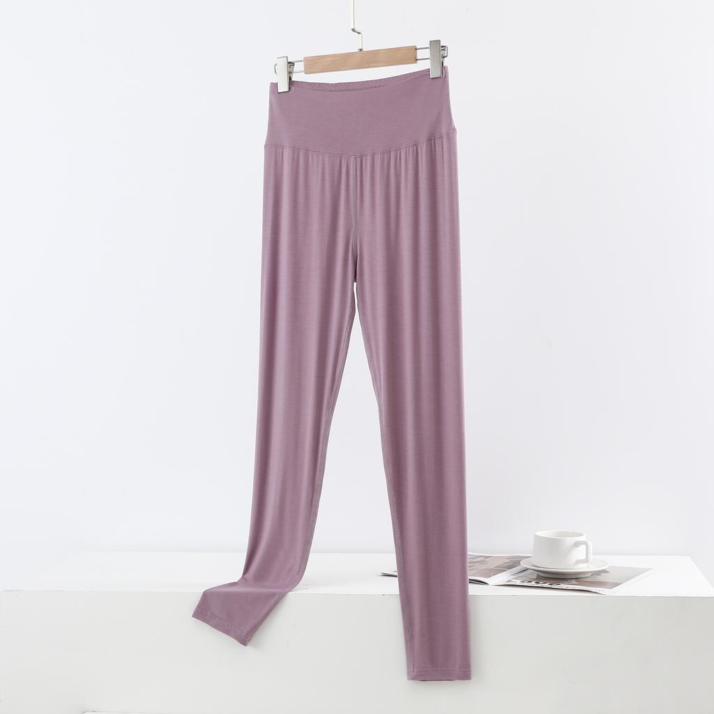 Plus size L to 6XL Modal Thermal Leggings for Women High-Waisted Slimming Tummy Control Butt-Lifting Ankle-Length Base Layer Pants