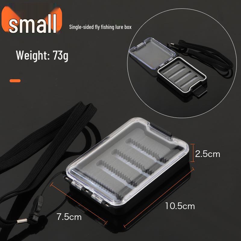 Водонепроницаемый ящик для приманок для нахлыста: Многофункциональный портативный ящик для хранения приманок на форель и малька
