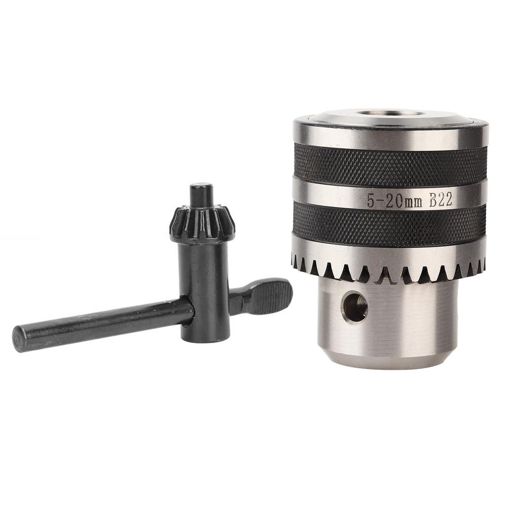 Buy 520mm B22 Heavy Duty Drill Chuck with Key for Metalwork CNC Lathe