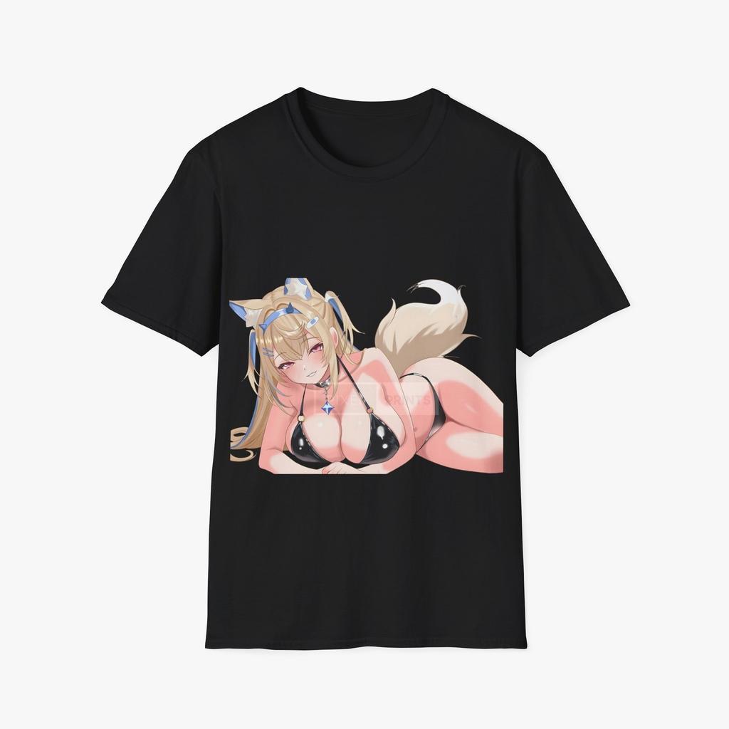 Waifu Playful Anime-Inspired Sexy, Bikini, Unisex T-Shirt, Cute Manga Tee