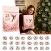 Theme 2D Flat Christmas Advent Calendar with Mailer Box for Holiday Gifting