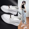 New women's shoes lazy two wearing sandals women's leather casual half slippers women