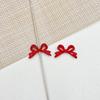 Macaron Color Bow Tie Bead String Necklace & Hair Accessories