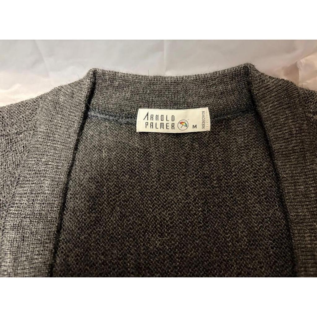 Used Arnold Palmer Arnold Palmer V neck cardigan gray size M
