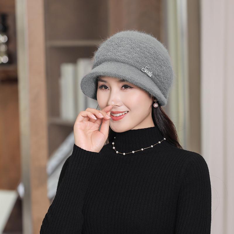 Women's Winter Hats Knit Adult Warm Cycling Sets Scarf Hat Knitted Skiing Windproof Hat Baseball Fashion Winter Warm Scarf