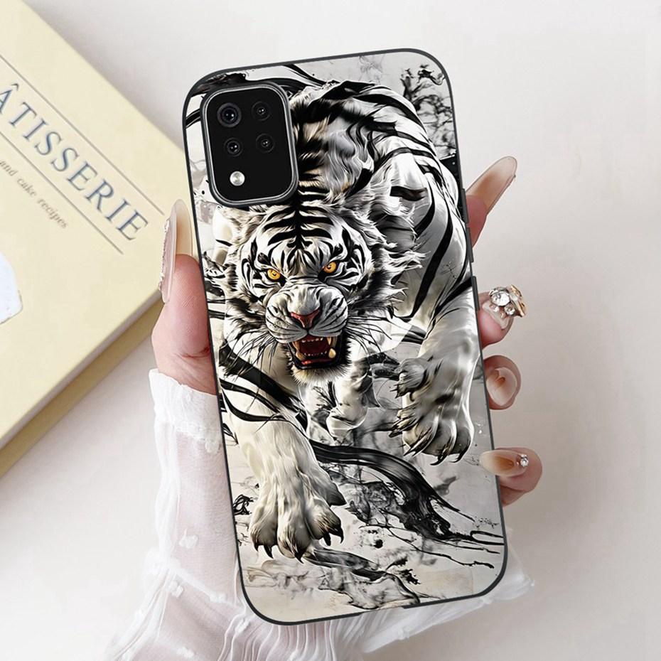 Beautiful Floral Painting Phone Case For LG K42 K52 K62 2020 Black Silicone Soft Cover For LG K62+ K52 (Brazil) Cases Bumpers