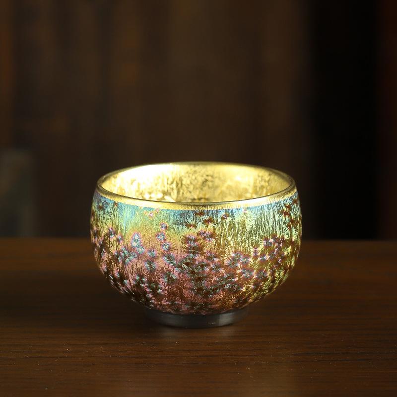

Colorful master cup tea bowl gilt silver ceramic teacup tea cup single cup tea cup kung fu tea set teacup 100ML