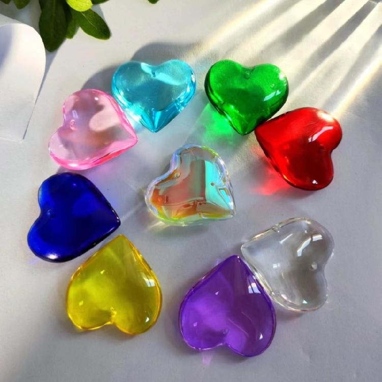 Exquisite Heart Shaped Pendant Charm Bulk Beads for DIY Bracelet Necklace Making Jewelry Findings Accessories Gift