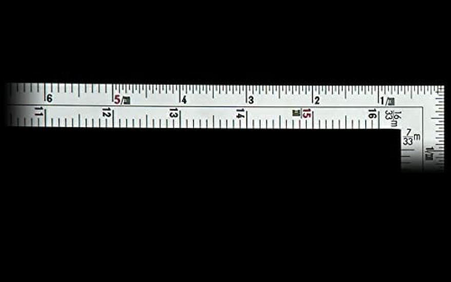 Shinwa Sokutei Curved Wide Pita Silver 1 Shaku 6 Sun Front and Back Scale Equivalent Scale 10600