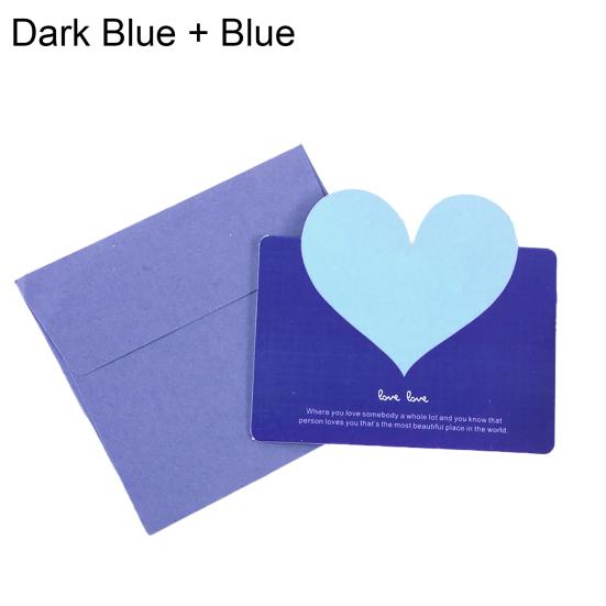Convenient Blessing Card Space-saving Paper Foldable Eye-catching Long Lasting Greeting Card for Girls