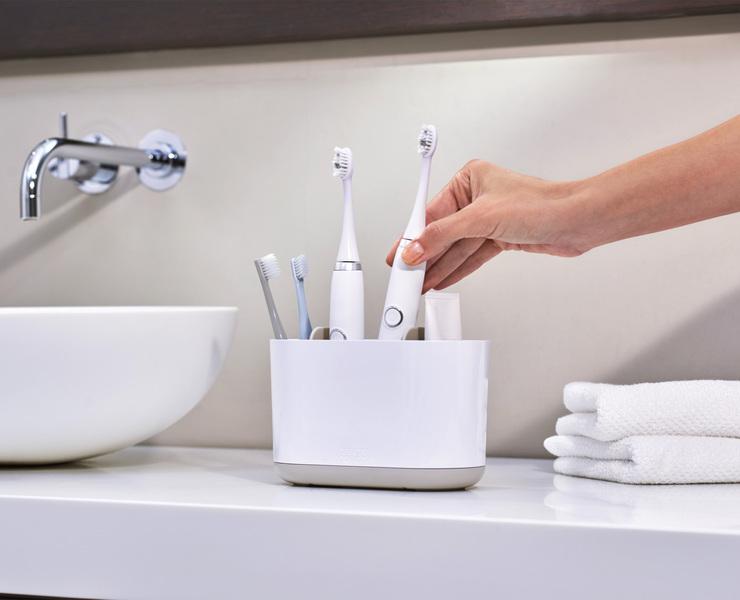 Bathroom Container for Toothbrushes and Toothpaste Duo Joseph Joseph