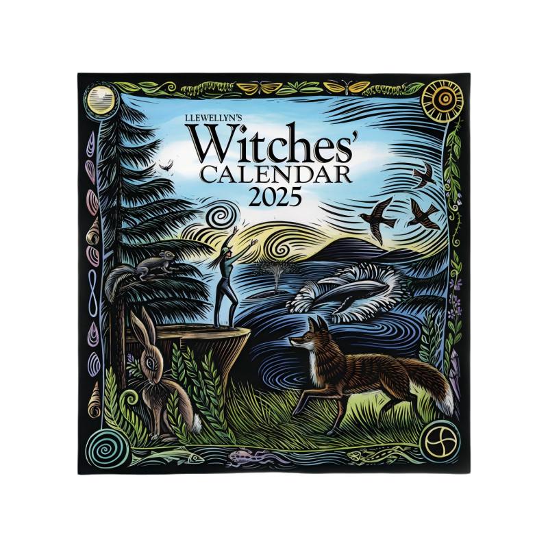 

Календарь Ллевеллинские ведьмы 2025 Украшение комнаты Изысканный узор Коллекционирование Подарок