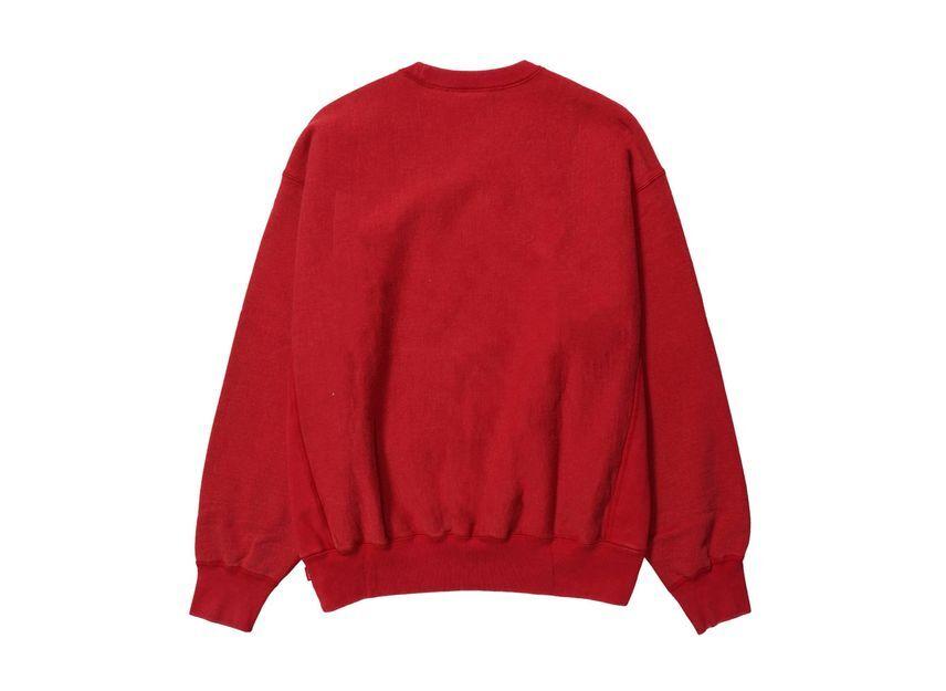Supreme Washed Box Logo Crewneck Red