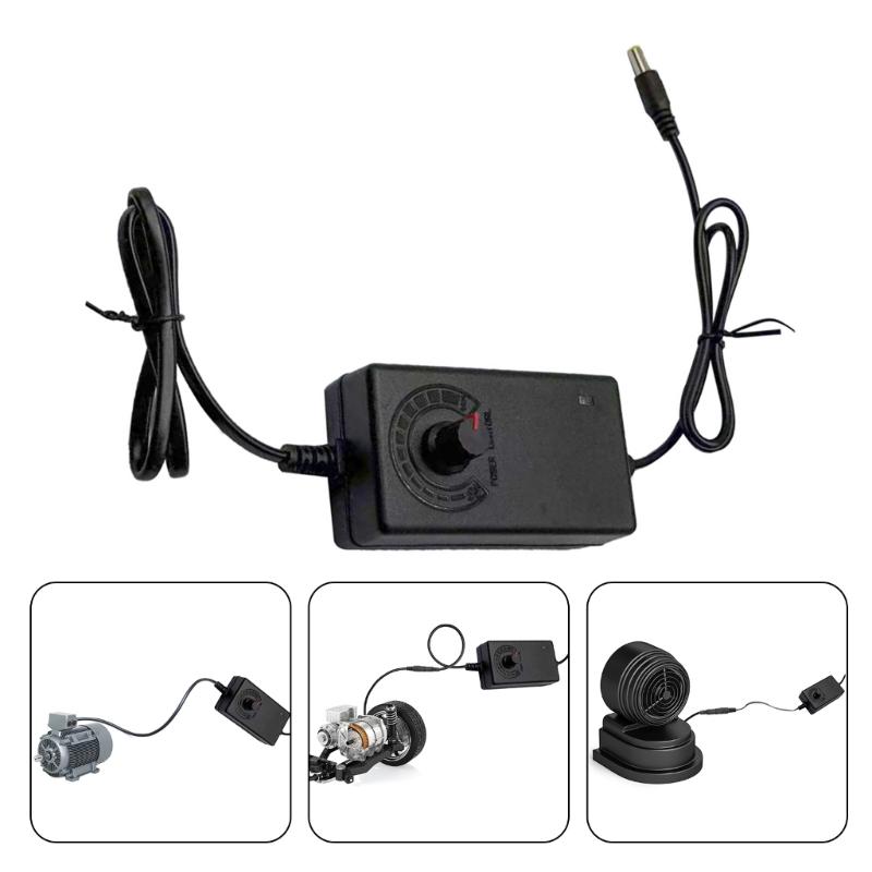 Adjustable Speed Regulator for Power Tool 3-24V Input 2A Current Knob Control Regulation Controller Switches